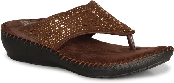 Brown_Synthetic_Wedges_For_Women