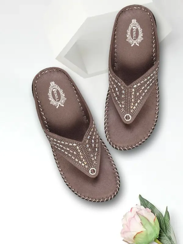 Grey_Synthetic_Wedges_For_Women