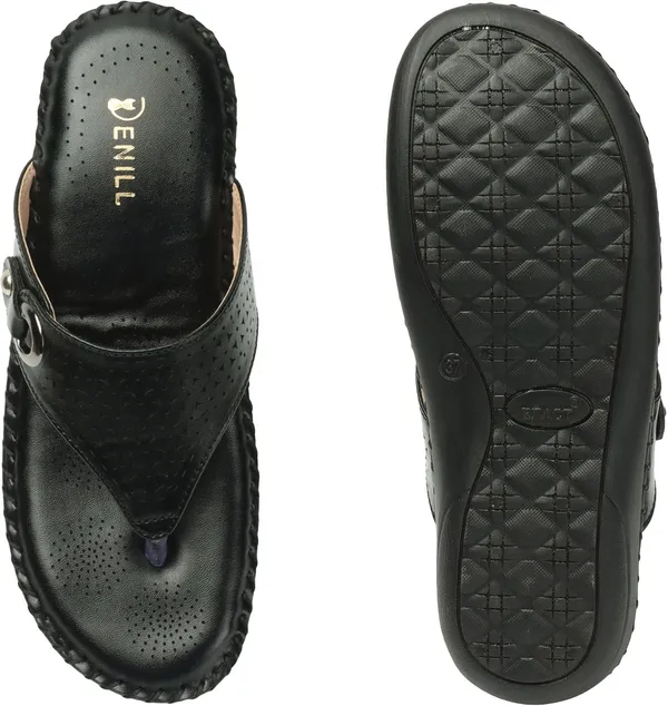 Black_Synthetic_Leather_Wedges_For_Women