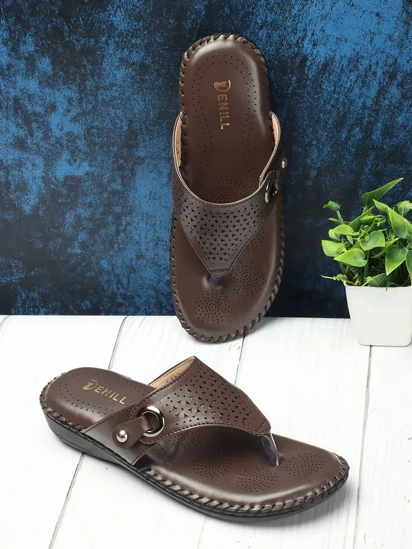 Brown_Synthetic_Leather_Wedges_For_Women