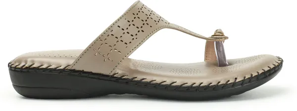 Grey_Synthetic_Leather_Sandal_For_Women