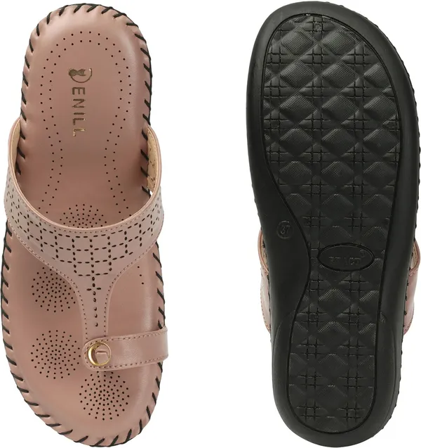 Pink_Synthetic_Leather_Sandal_For_Women
