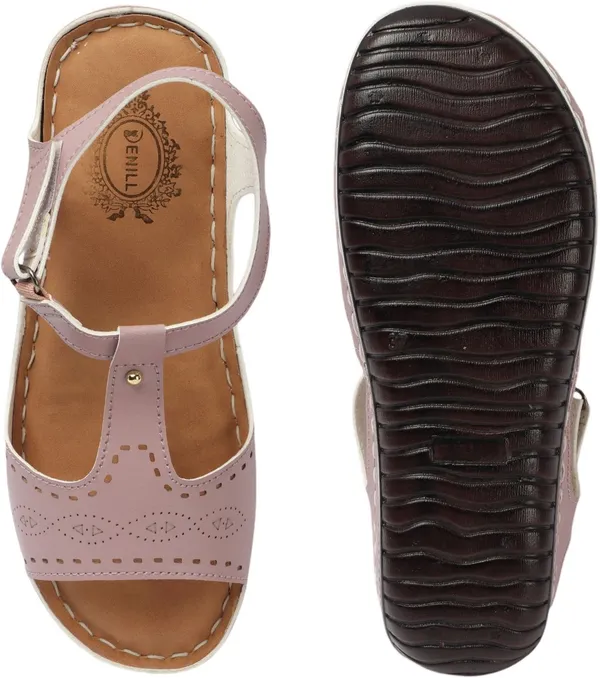 Purple_Synthetic_Leather_Flats_For_Women