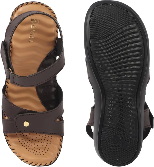 Brown_Synthetic_Leather_Flats_For_Women