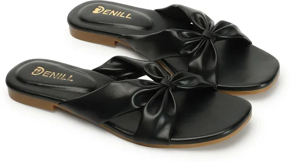 Black_Synthetic_Leather_Heels_For_Women