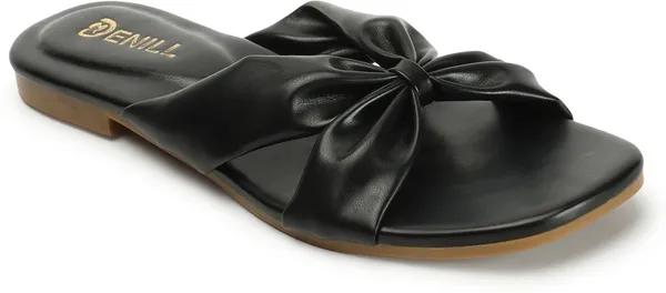Black_Synthetic_Leather_Heels_For_Women