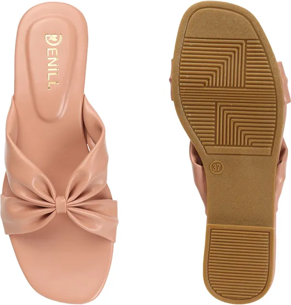 Pink_Synthetic_Leather_Heels_For_Women