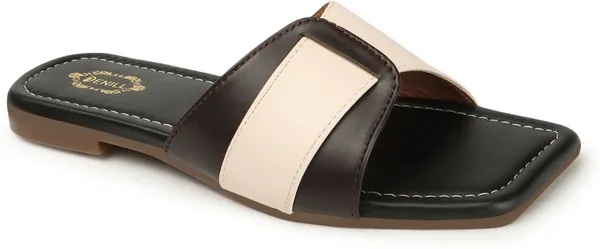 Brown_Synthetic_Leather_Flats_For_Women