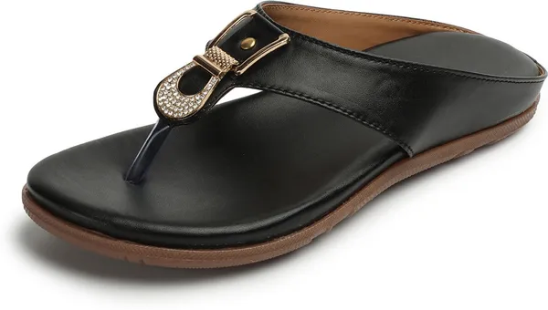 Black_Synthetic_Leather_Casual_For_Women