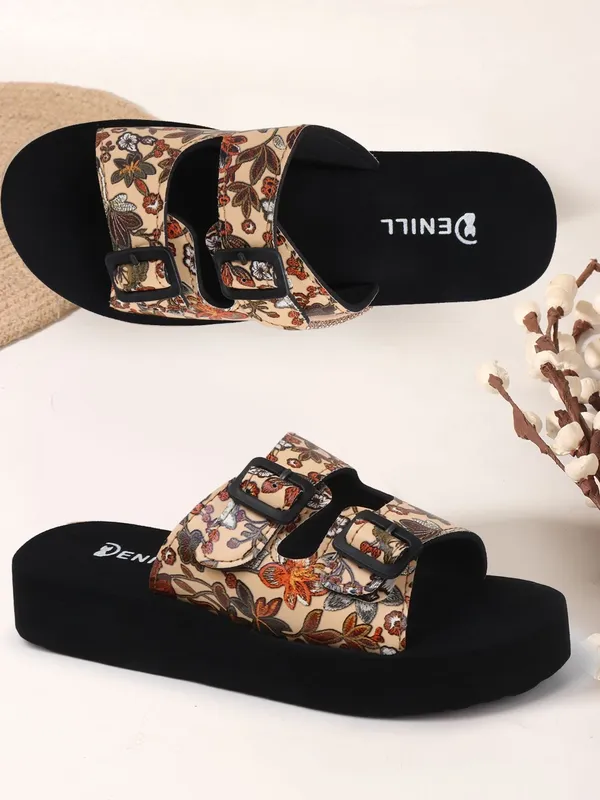 Multicolor_Suede_Flats_For_Women