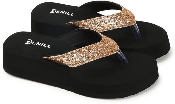 Gold_Suede_Flats_For_Women
