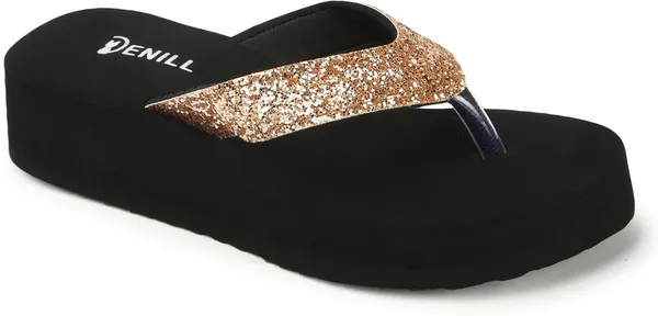 Gold_Suede_Flats_For_Women