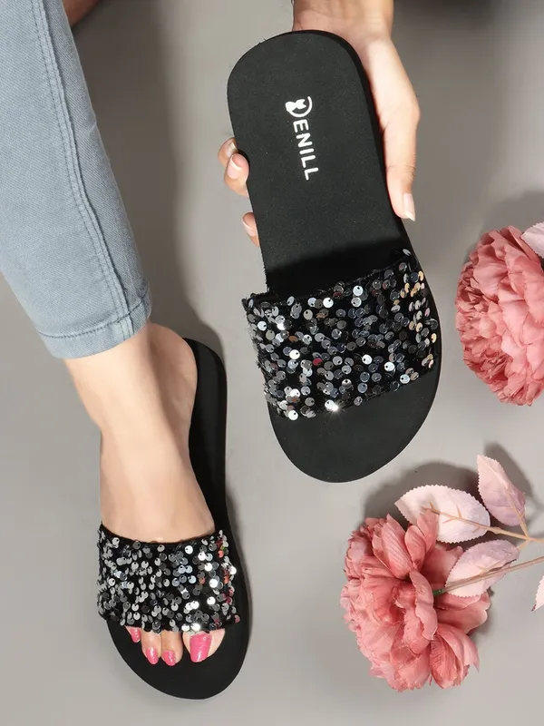 Black_Suede_Flats_For_Women