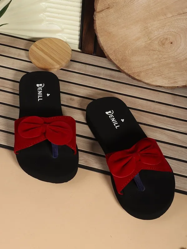 Red_Suede_Flats_For_Women
