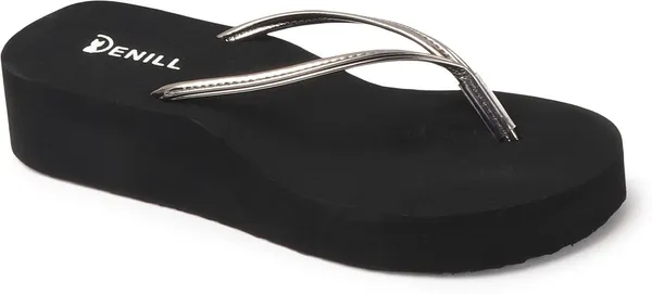 Grey_Synthetic_Leather_Heels_For_Women