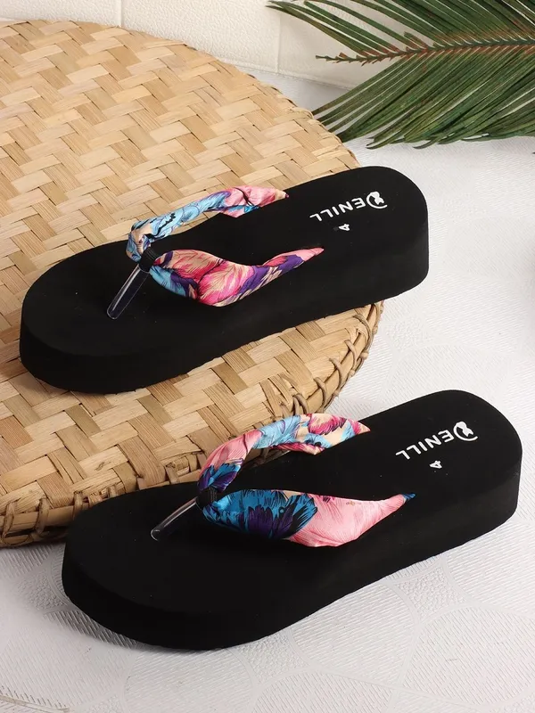 Black_Synthetic_Leather_Flats_For_Women