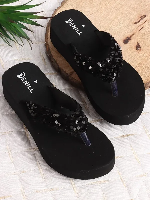 Black_Synthetic_Leather_Casual_For_Women