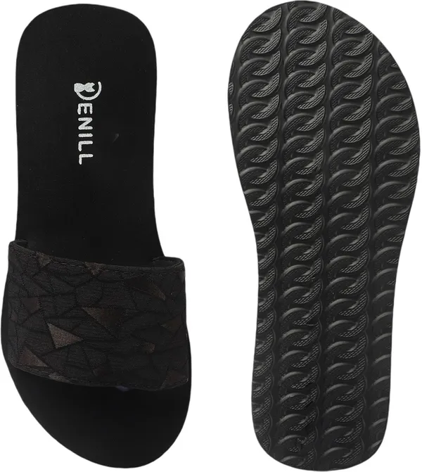 Black_Synthetic_Leather_Heels_For_Women