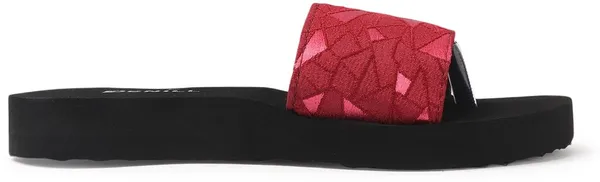 Maroon_Synthetic_Leather_Heels_For_Women