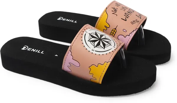 Pink_Synthetic_Leather_Flats_For_Women