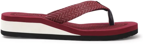 Maroon_Synthetic_Leather_Flats_For_Women