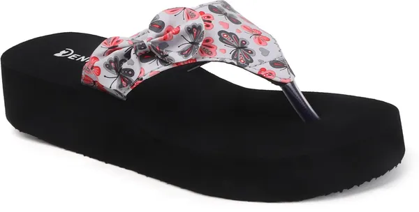 White_And_Black_Synthetic_Flats_For_Women