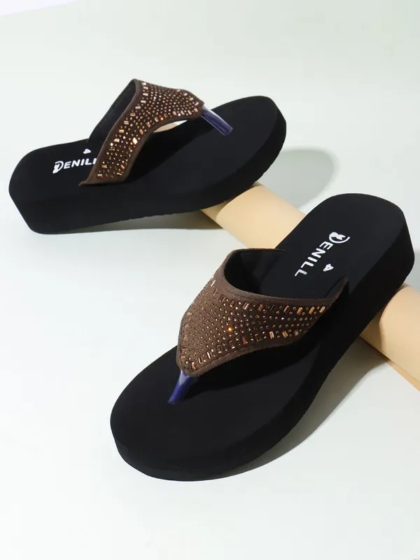 Brown_Suede_Flats_For_Women