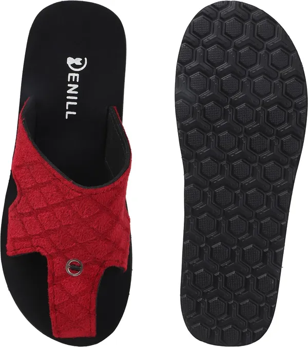 Maroon_Suede_Flats_For_Women