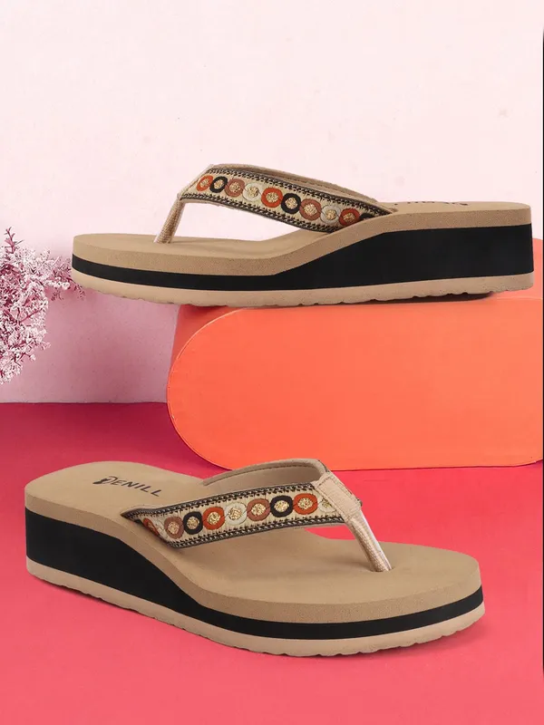 Beige_Suede_Flats_For_Women