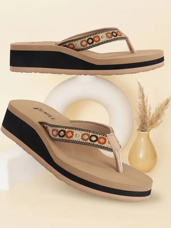 Beige_Suede_Flats_For_Women