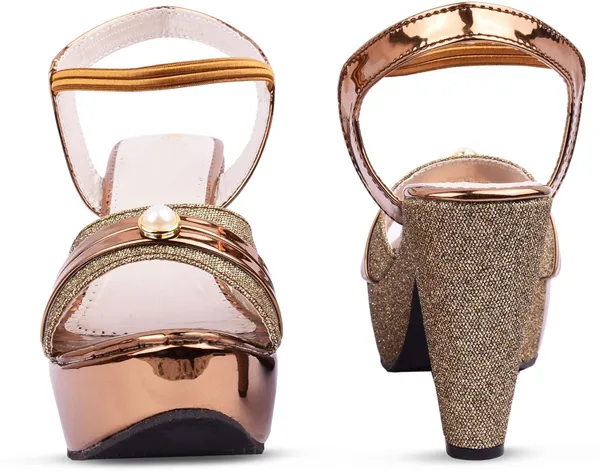 Copper_Synthetic_Heels_For_Women