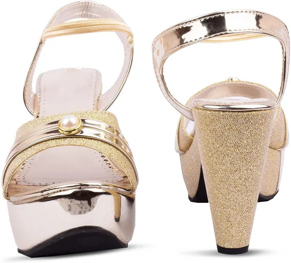 Gold_Synthetic_Heels_For_Women