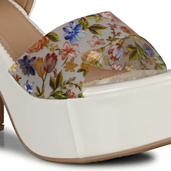 Grey_Synthetic_Leather_Heels_For_Women