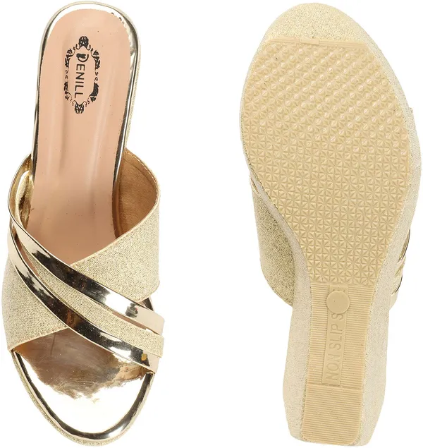 Gold_Synthetic_Heels_For_Women