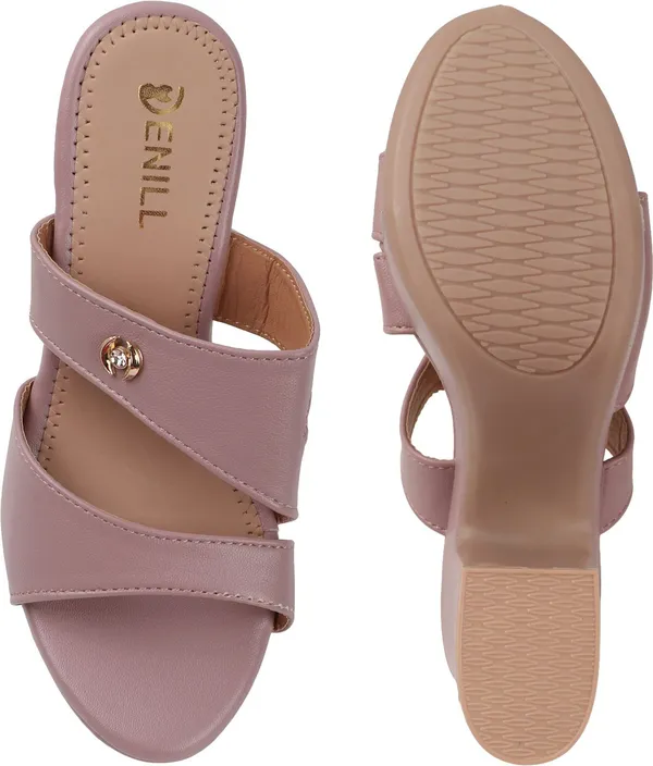 Purple_Synthetic_Leather_Heels_For_Women