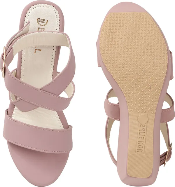 Purple_Synthetic_Leather_Heels_For_Women