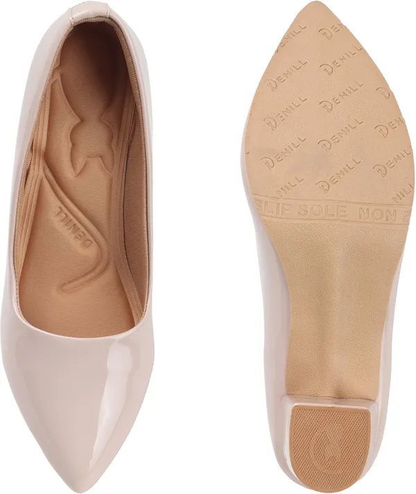 Cream_Patent_Leather_Heels_For_Women