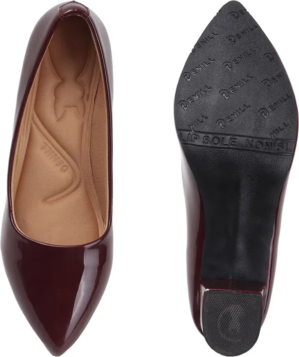Maroon_Patent_Leather_Heels_For_Women