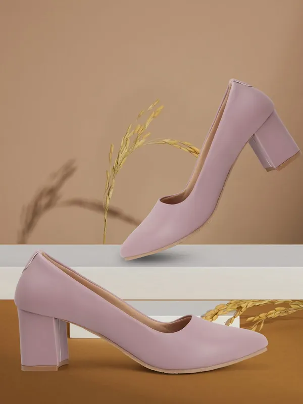 Maroon_Synthetic_Leather_Heels_For_Women