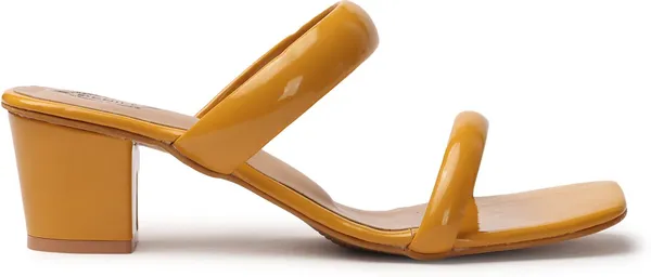 Yellow_Synthetic_Leather_Casual_For_Women