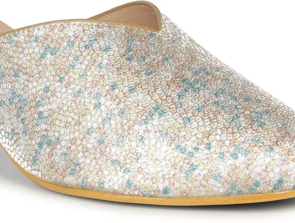 Silver_And_Beige_Synthetic_Heels_For_Women