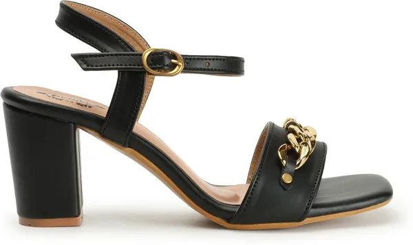 Black_Synthetic_Leather_Heels_For_Women