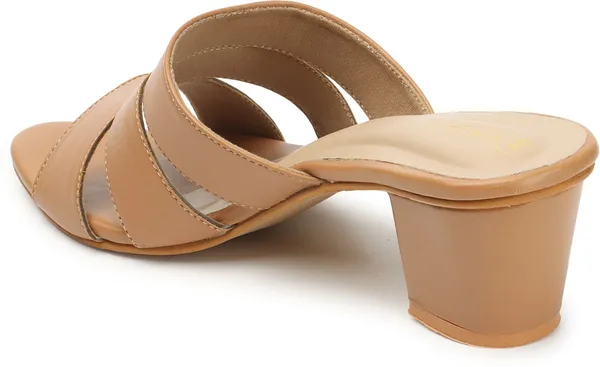 Tan_Synthetic_Leather_Heels_For_Women