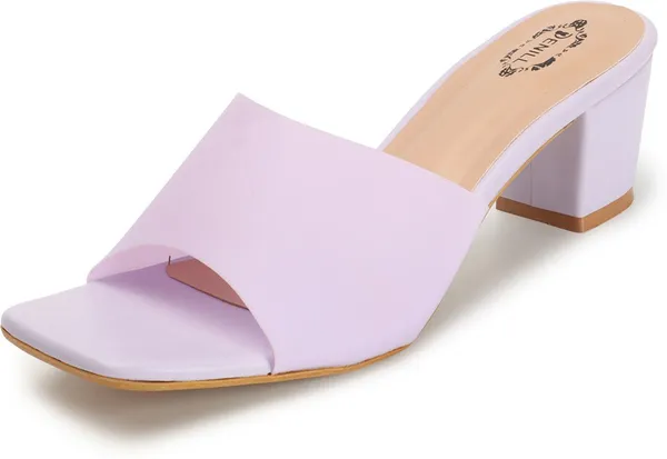 Purple_Synthetic_Leather_Heels_For_Women