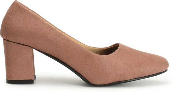 Pink_Suede_Heels_For_Women
