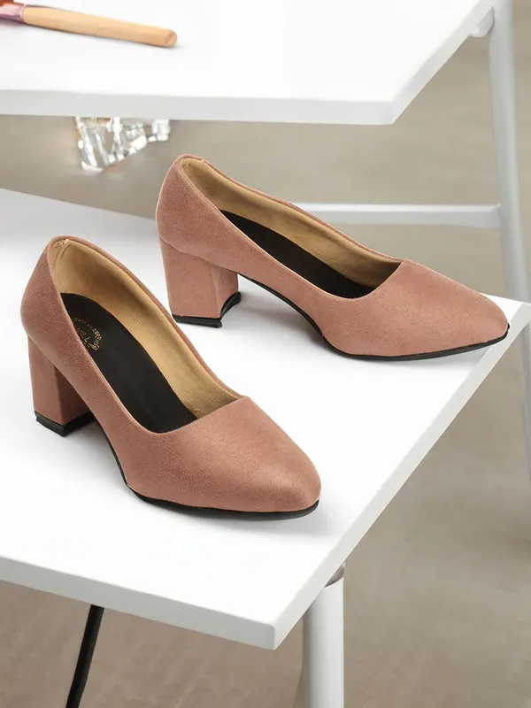 Pink_Suede_Heels_For_Women