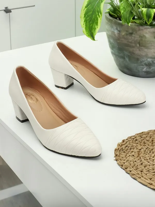 White_Synthetic_Leather_Bellies_For_Women