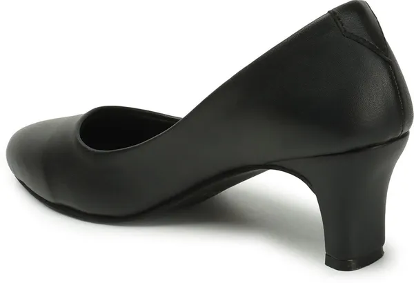 Black_Synthetic_Leather_Heels_For_Women