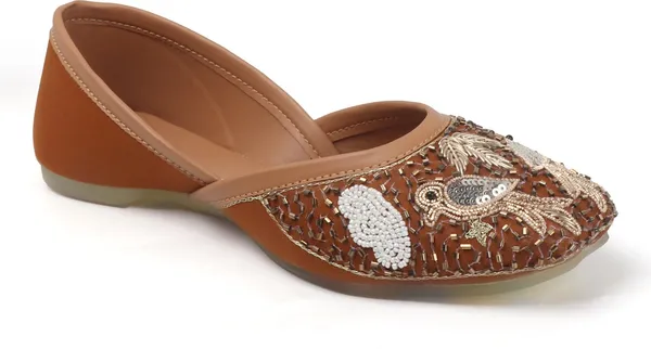 Beige_Synthetic_Leather_Bellies_For_Women