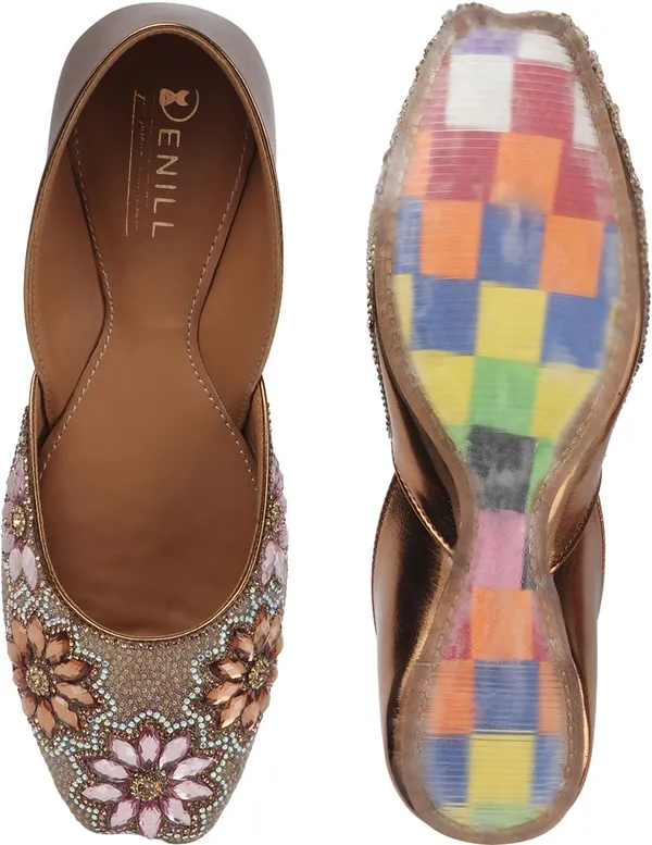 Copper_Synthetic_Leather_Bellies_For_Women